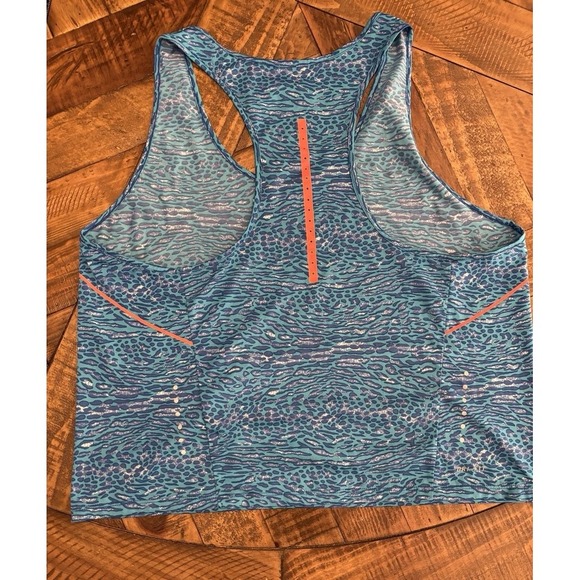 Nike Dri-FIT Tank Top Racerback‎ Animal Print Athletic Sleeveless Large - Picture 8 of 9